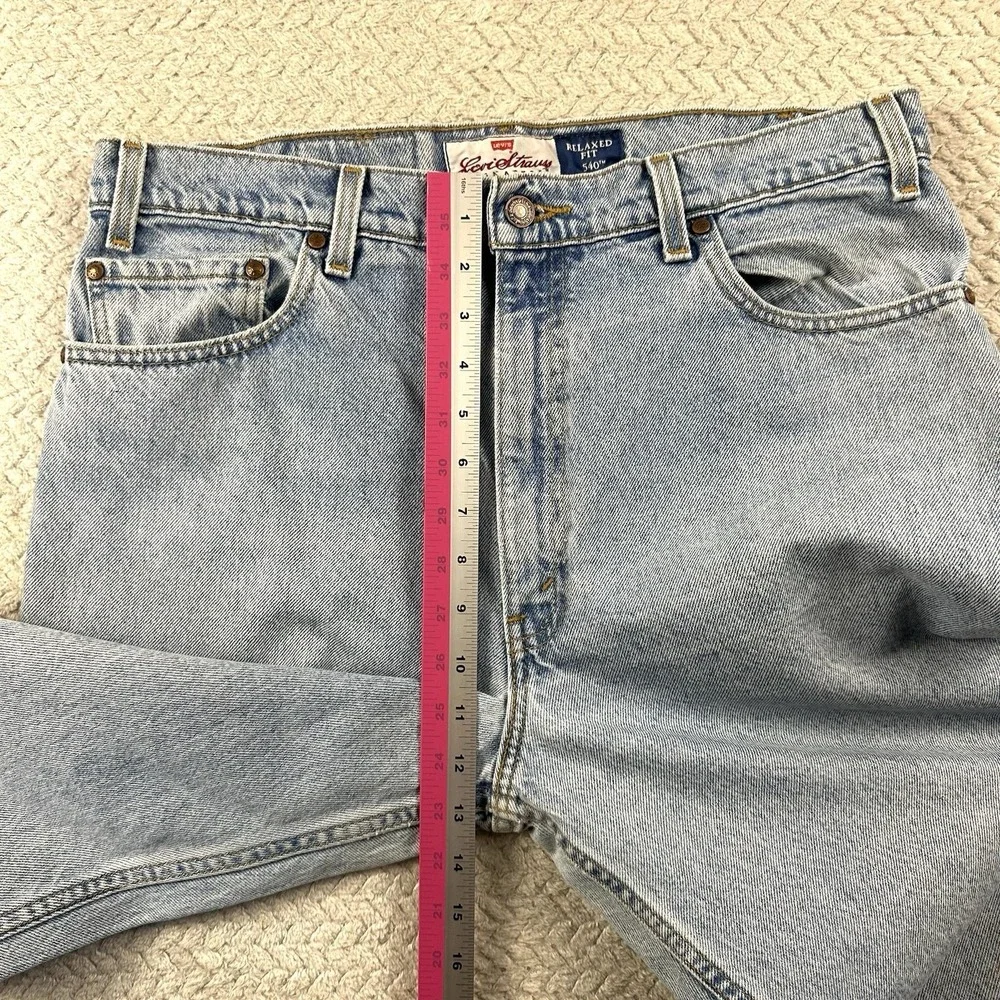 Vintage Levis Orange Tab Mens 36x31 Jeans 540 Light Wash Relaxed Fit 90's Grunge